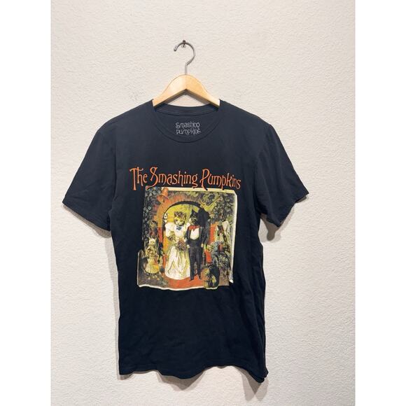 Smashing Pumpkins cat wedding T-shirt medium black - Picture 1 of 4